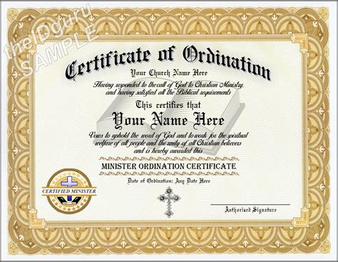 online ordained minister license.